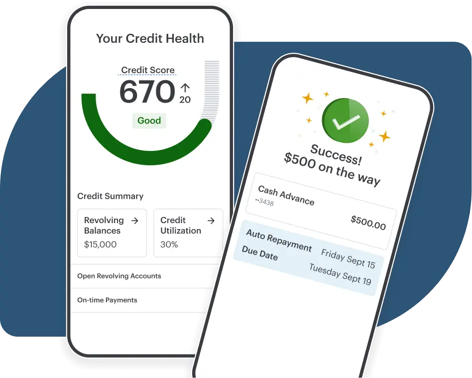 Credit health score and a successful cash advance